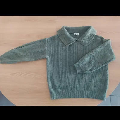 Pull fille kaki 10 ans